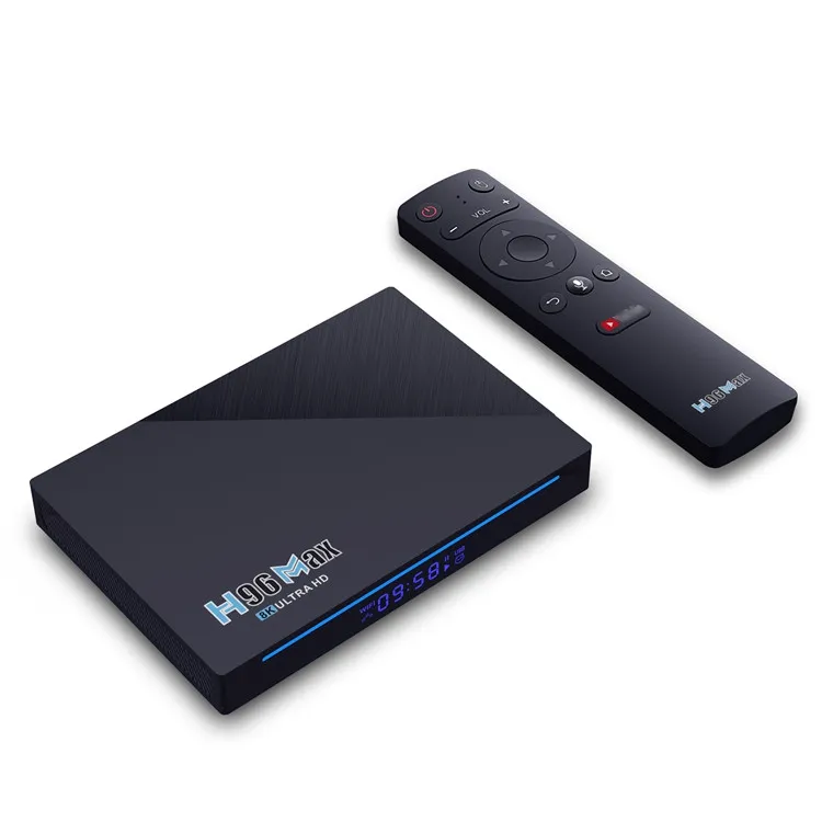 H96 Max V56, reproductor multimedia con Android para TV. Versión  4GB+32GB-EU de Likrtyny