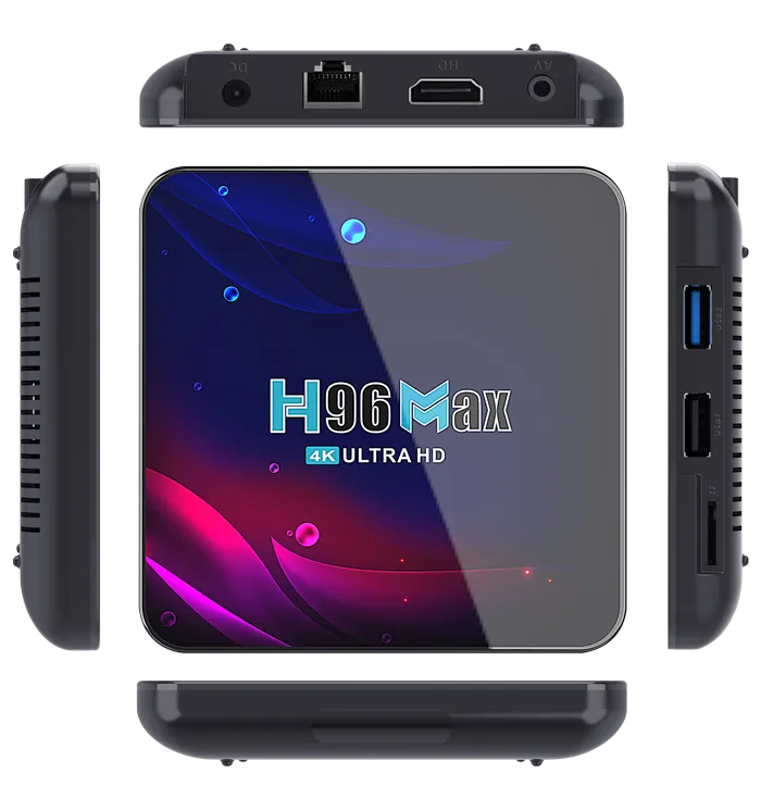 DOOK H96 Max Android 10.0 TV Box[4G+32G] 6K-4K Ultra HD Boitier