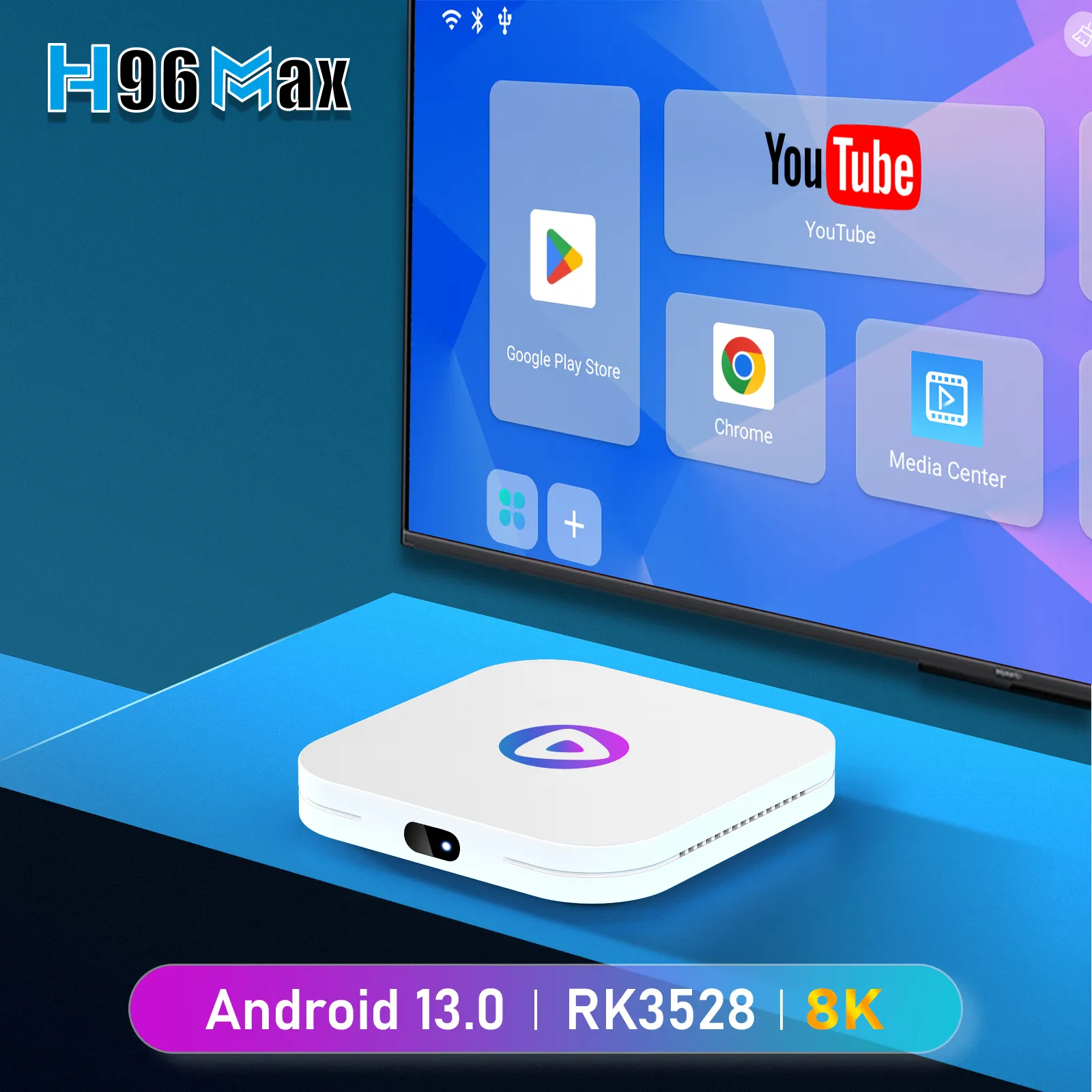 H96 Max M1 RK3528 Android 13 TV Box