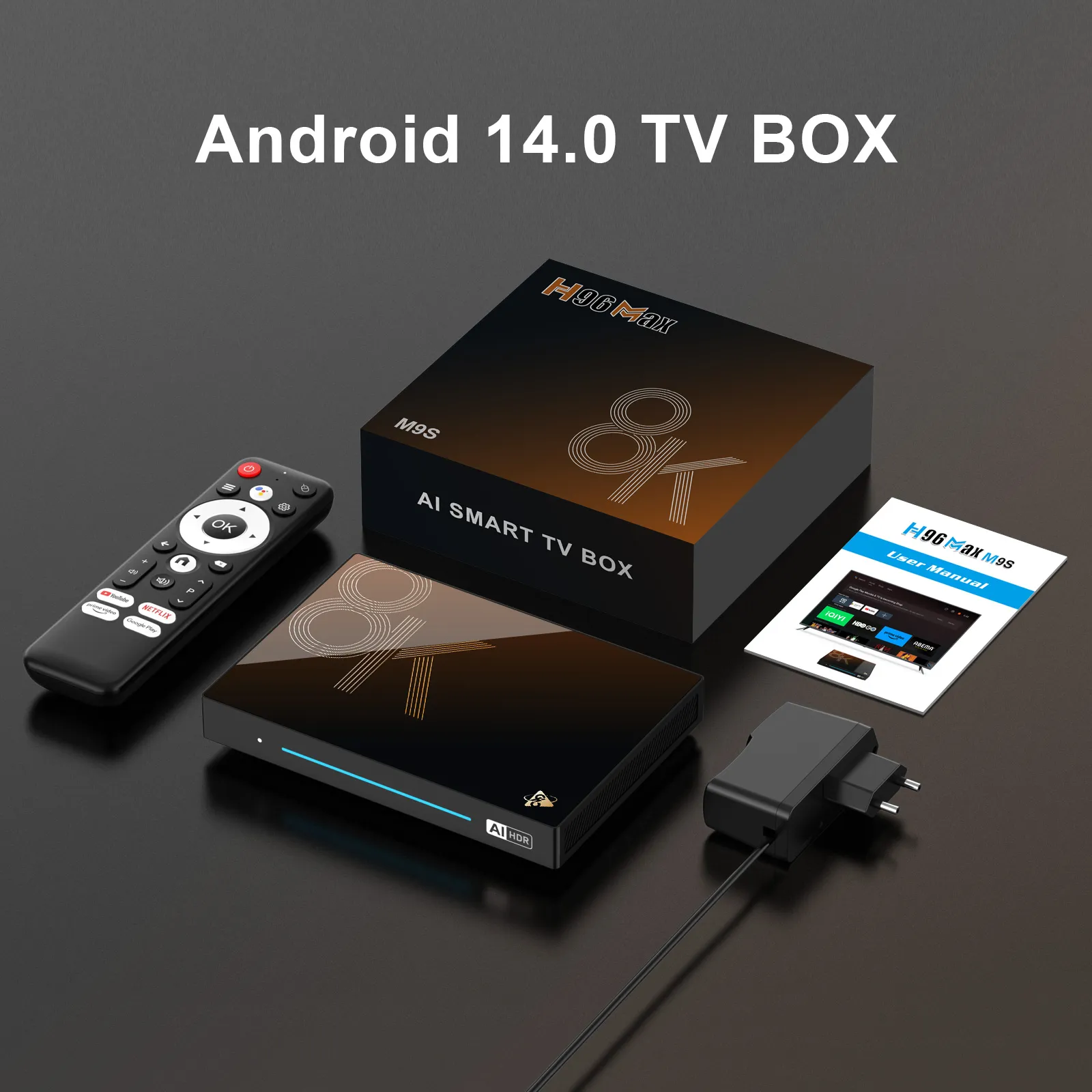 H96 Max M9S Android 14 TV Box